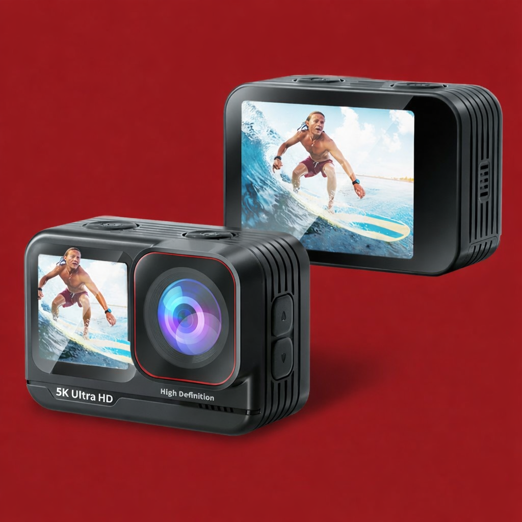 ZOREX 5K PLUS Aksiyon Kamerası | Ultra HD, Geniş Açı Lens