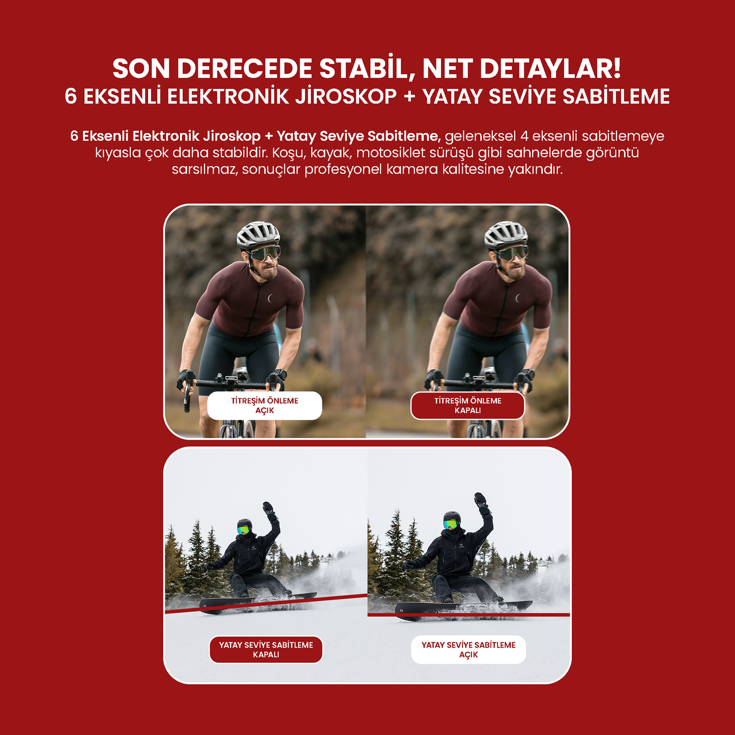 ZOREX 5K PLUS Aksiyon Kamerası | Ultra HD, Geniş Açı Lens