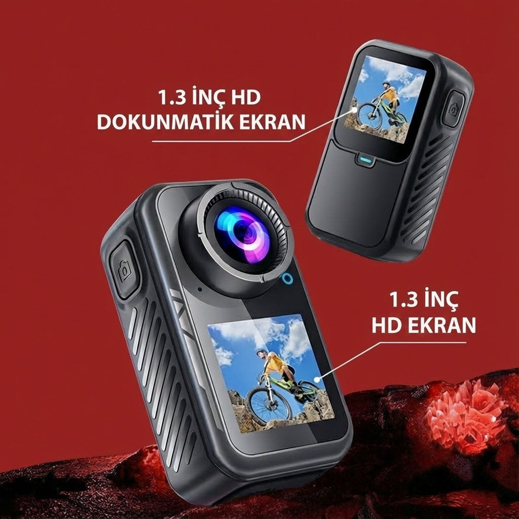 ZOREX 5K Aksiyon Kamerası | Ultra HD, Su Geçirmez, Geniş Açı Lens
