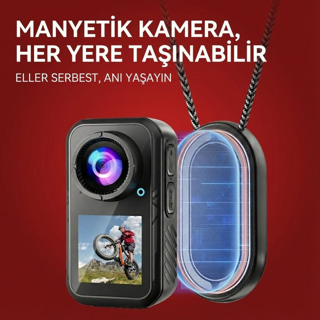 ZOREX 5K Aksiyon Kamerası | Ultra HD, Su Geçirmez, Geniş Açı Lens